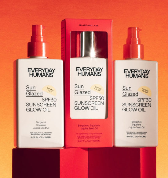 Sun Glazed SPF30 Sunscreen Glow Oil PDT Finished Goods Everyday Humans 
