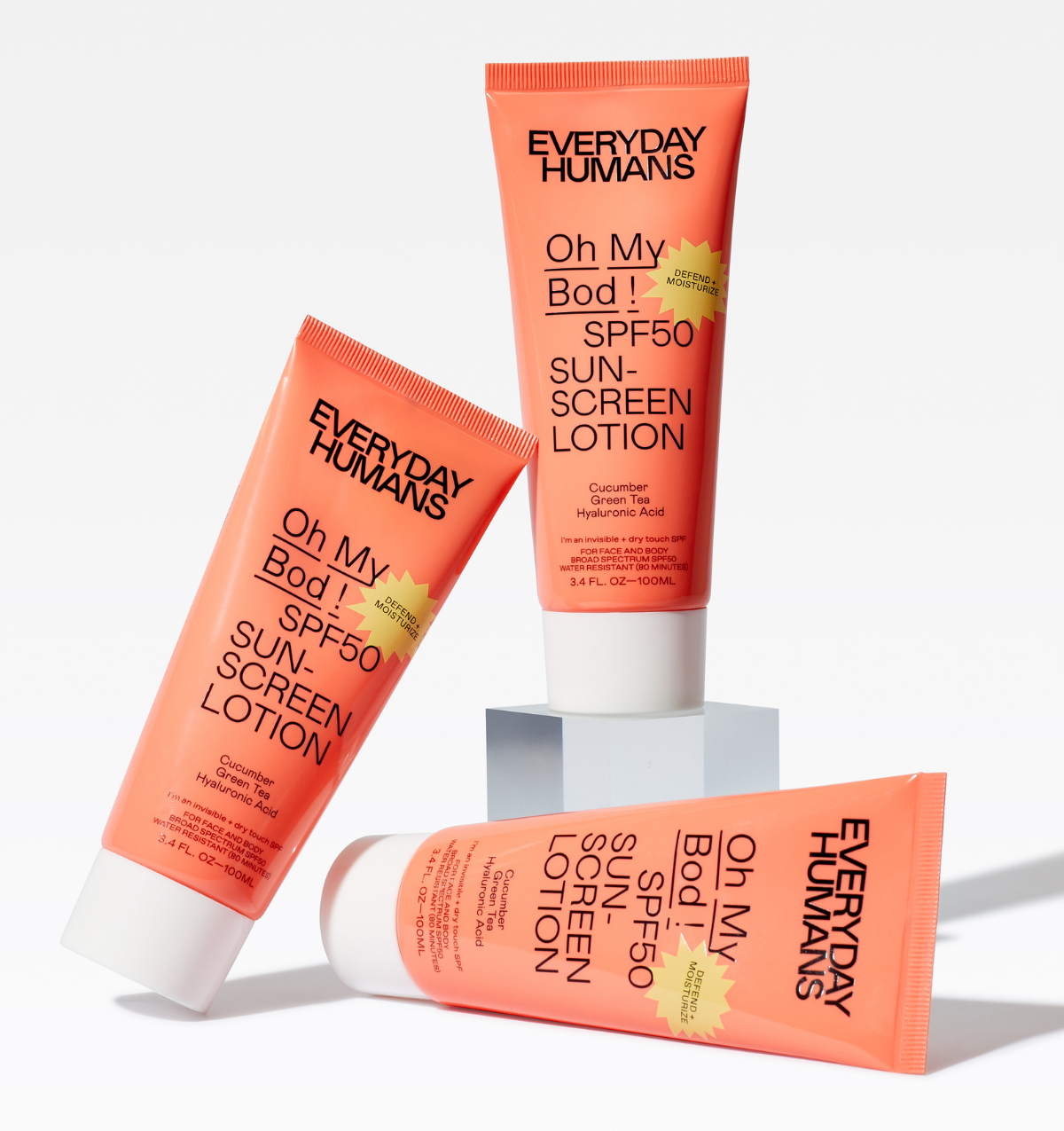 Oh My Bod! SPF50 Sunscreen Lotion Finished Goods Everyday Humans 