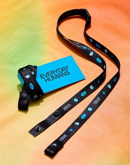 100% rPET Lanyard Merchandise Everyday Humans 